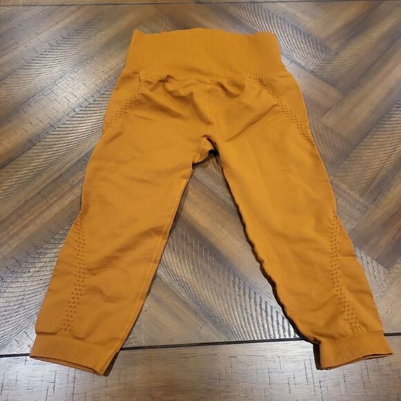 Free People Good Karma Crop Leggings Copper Color - Picture 5 of 5